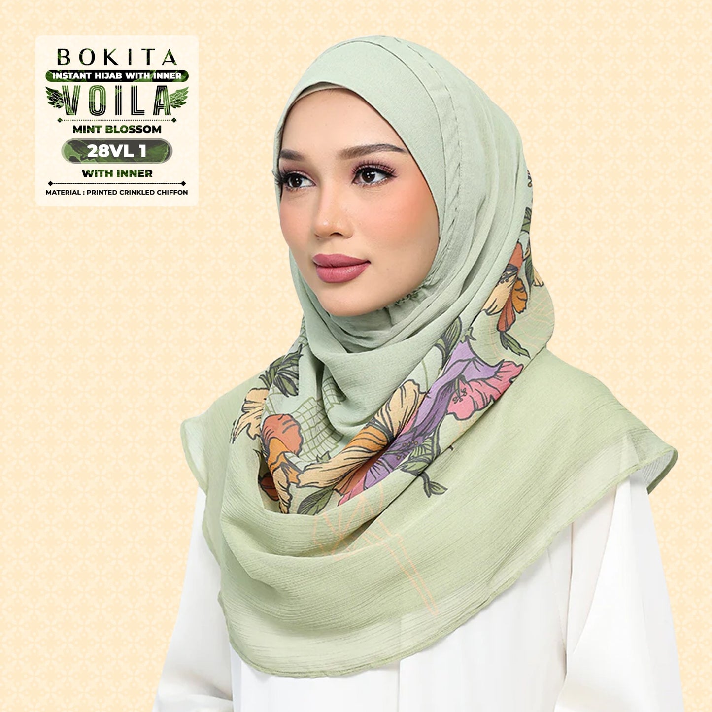 Bokitta Inspired Mint Blossoms Collecion - Free Box
