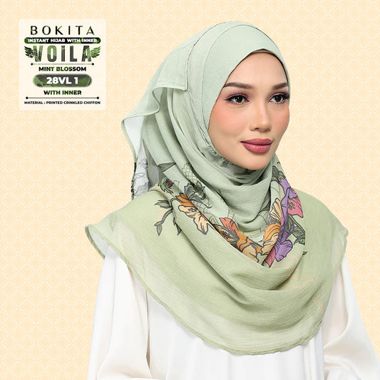 Bokitta Inspired Mint Blossoms Collecion - Free Box