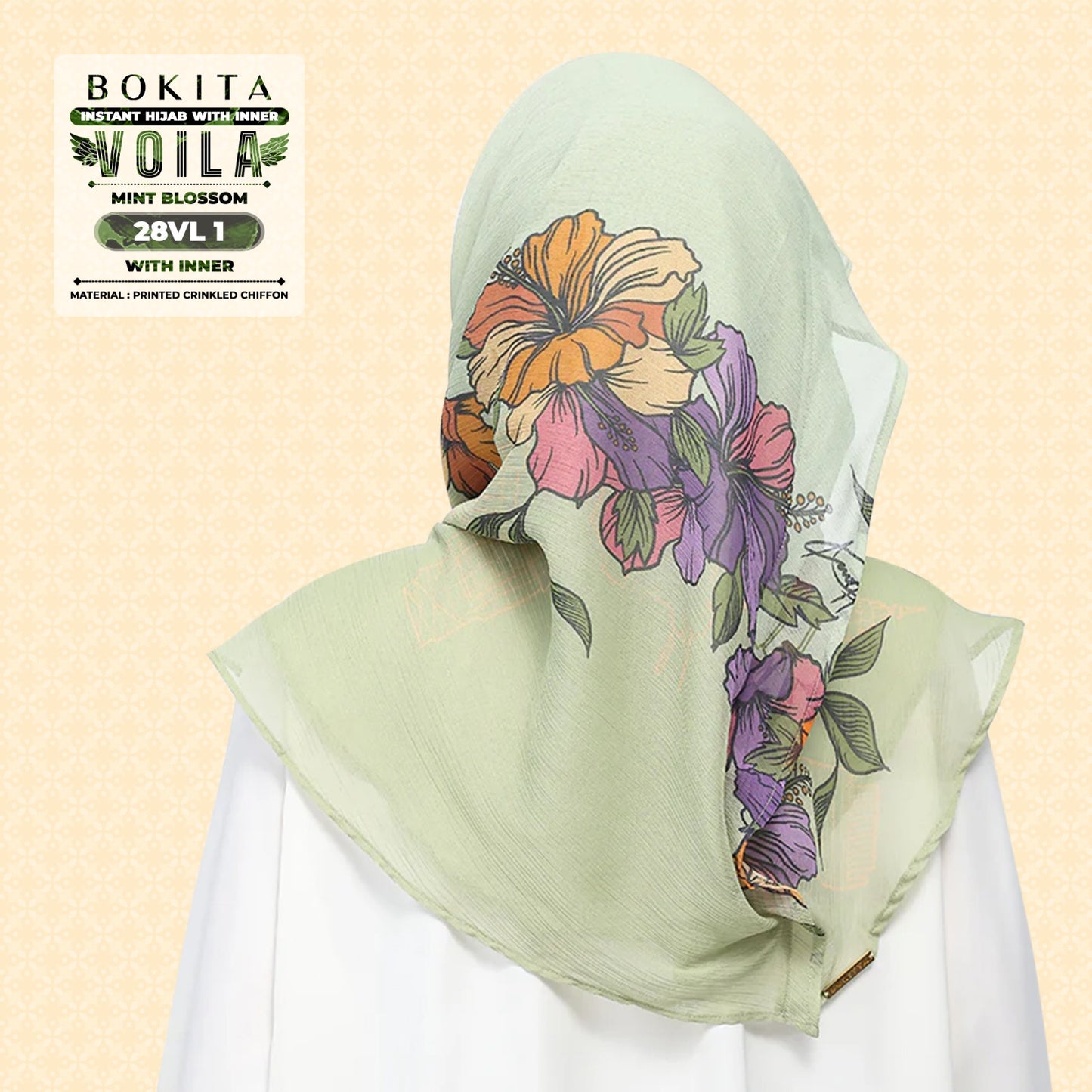 Bokitta Inspired Mint Blossoms Collecion - Free Box