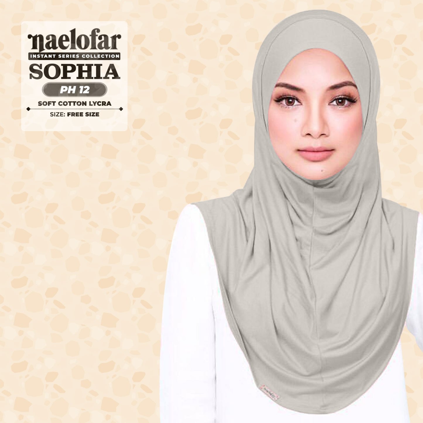 Naelofar Sophia Instant Plain Collection (PH)