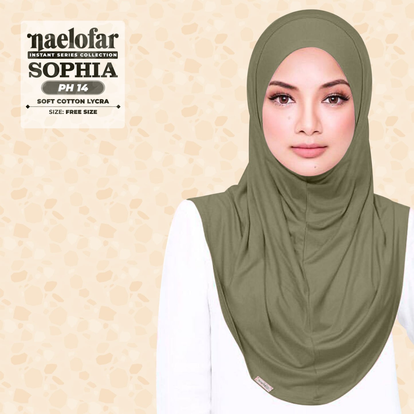 Naelofar Sophia Instant Plain Collection (PH)