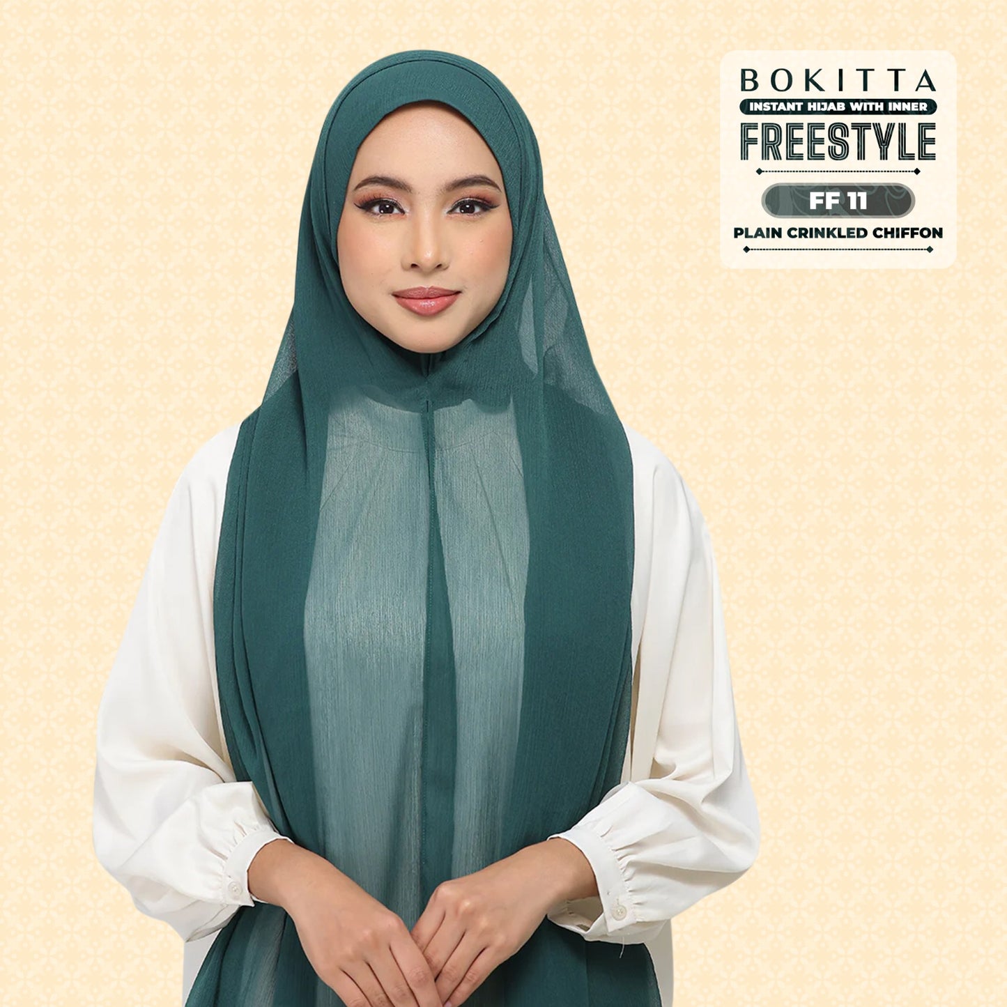 Bokitta Inspired Plain Collection In Forest Green - Free Box