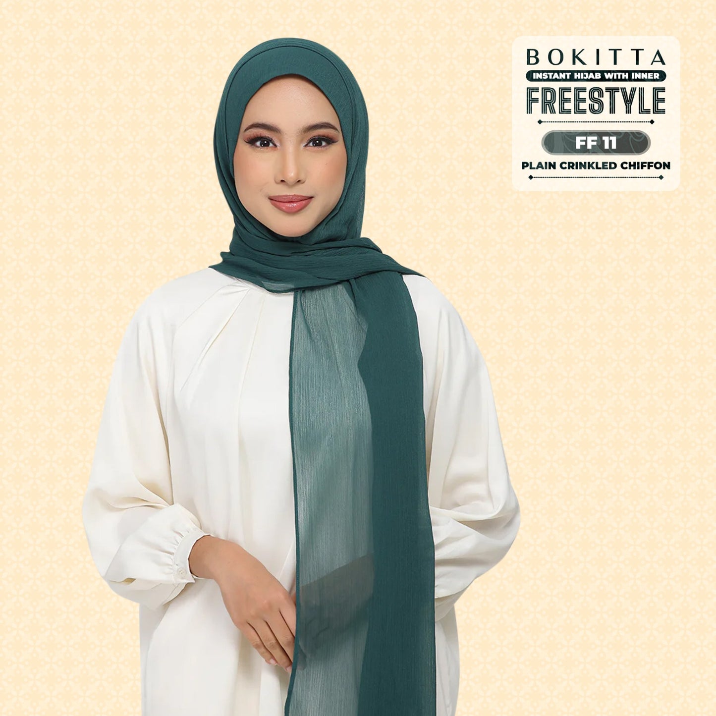Bokitta Inspired Plain Collection In Forest Green - Free Box