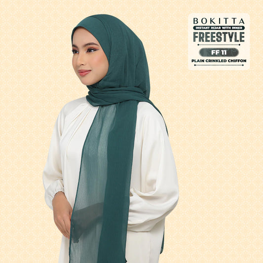 Bokitta Inspired Plain Collection In Forest Green - Free Box