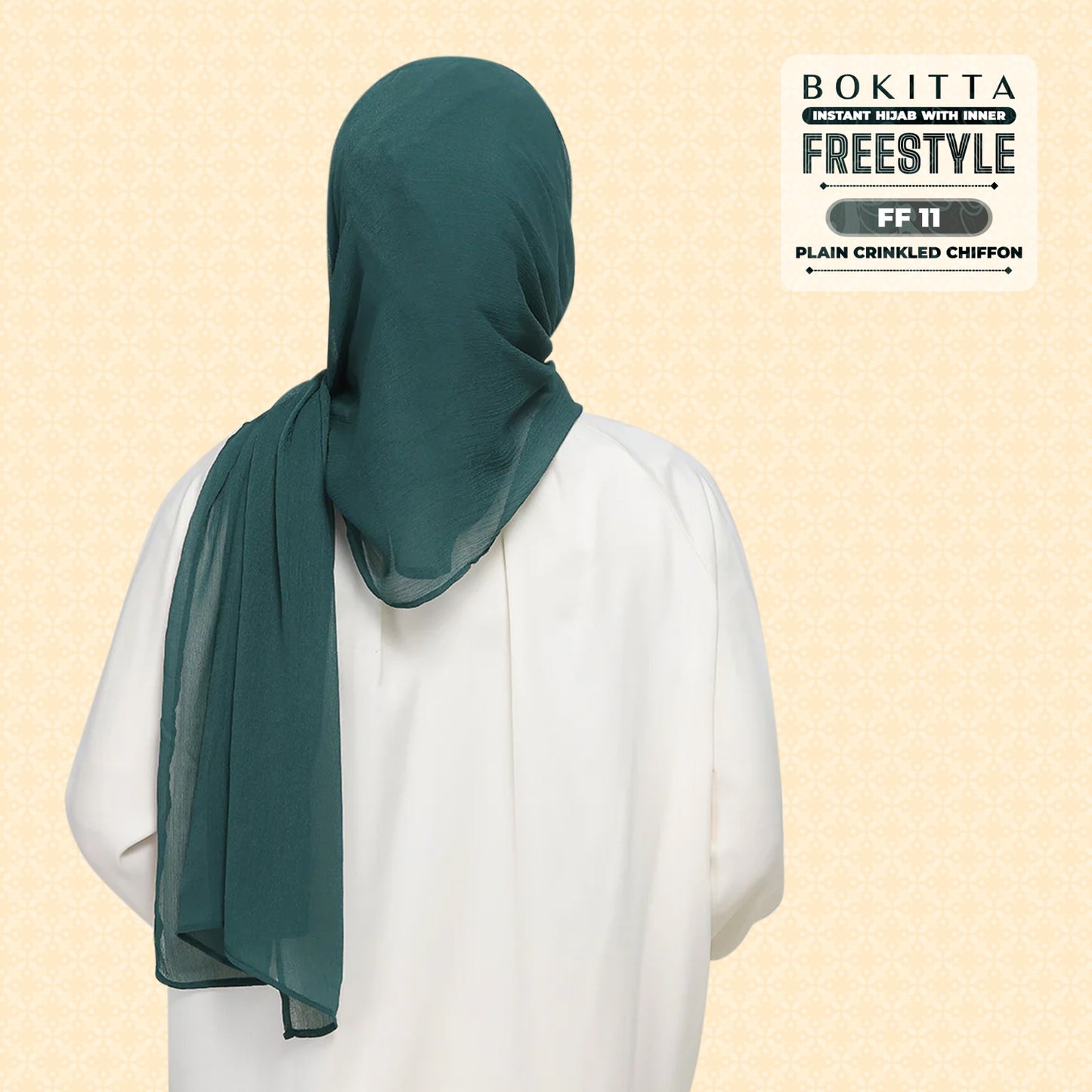 Bokitta Inspired Plain Collection In Forest Green - Free Box