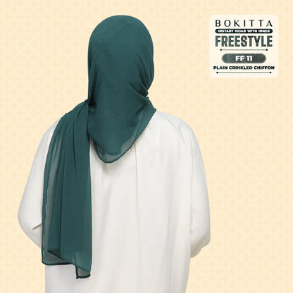 Bokitta Inspired Plain Collection In Forest Green - Free Box