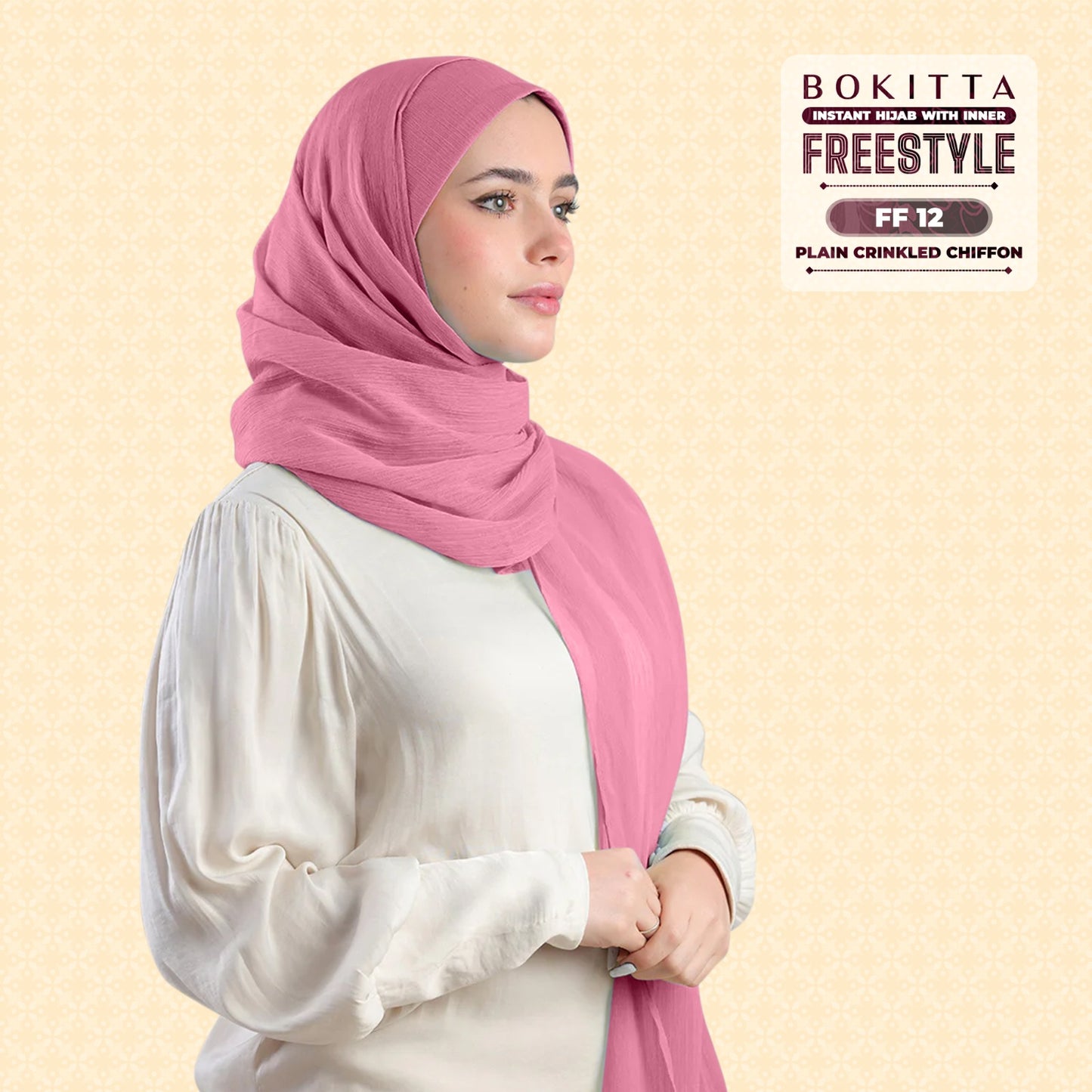 Bokitta Inspired Plain Collection In Rose Dust - Free Box