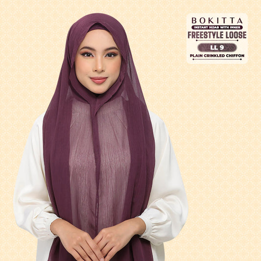 Bokitta Inspired Plain Collection In Purple - Free Box
