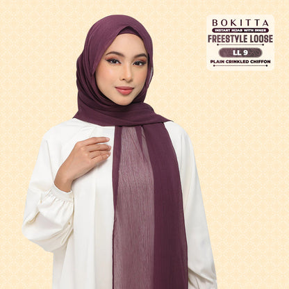 Bokitta Inspired Plain Collection In Purple - Free Box
