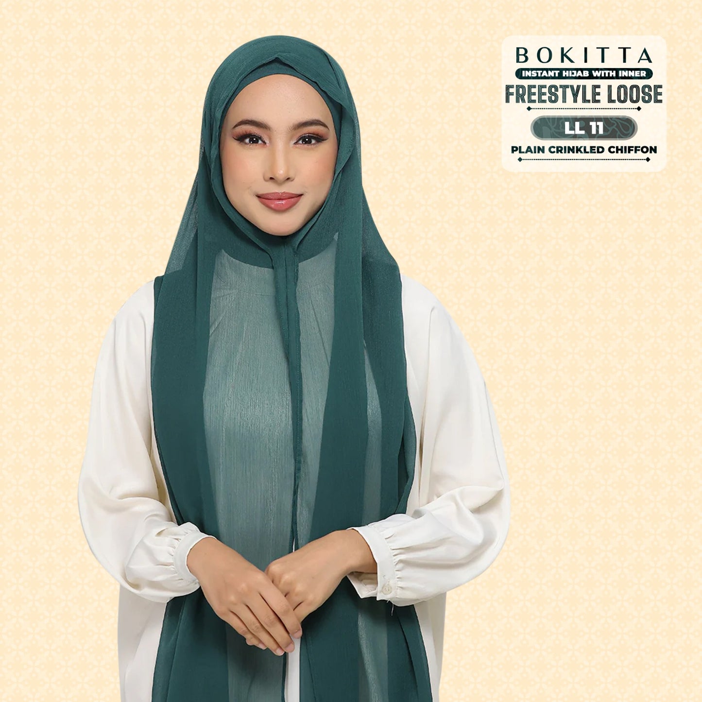 Bokitta Inspired Plain Collection In Forest Green - Free Box