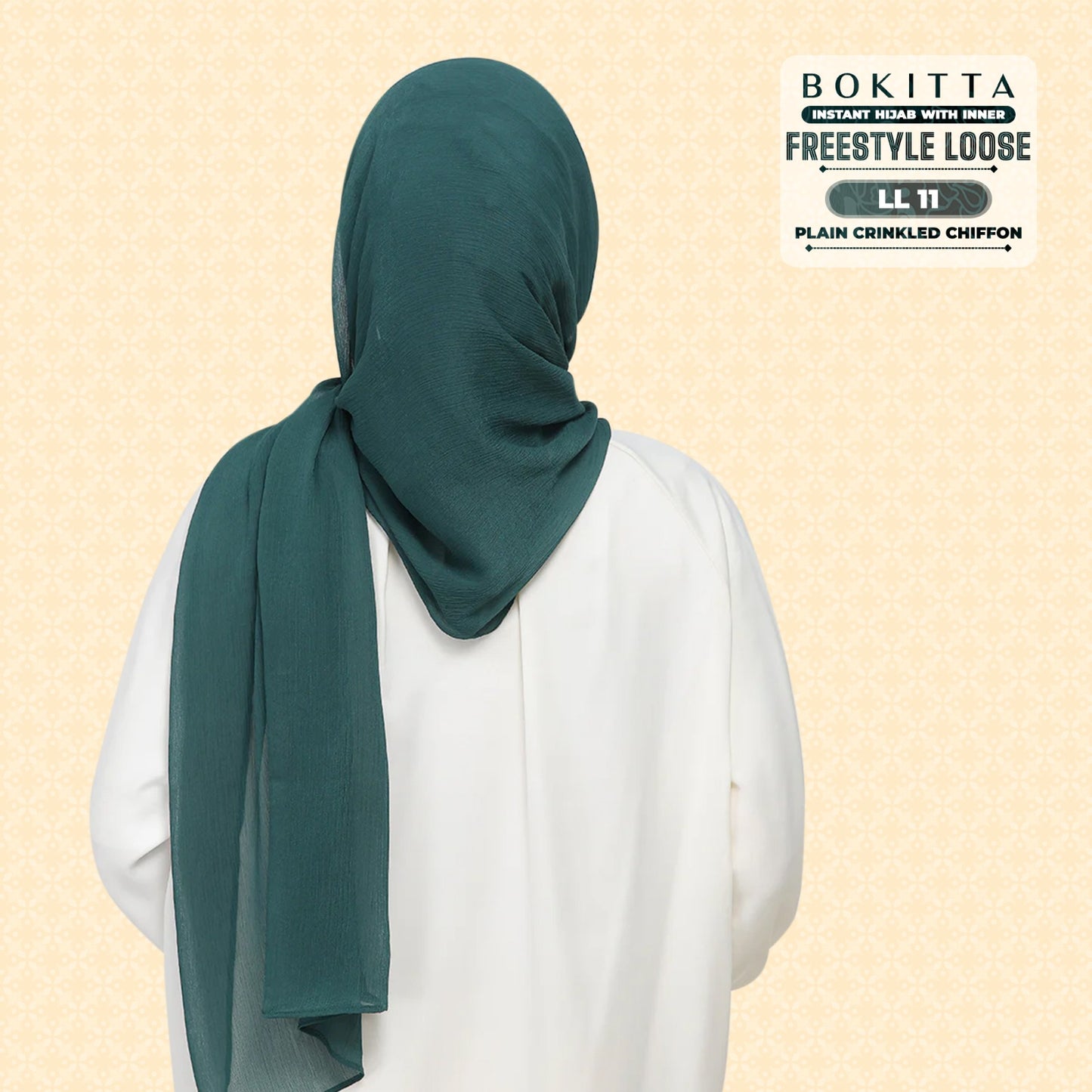 Bokitta Inspired Plain Collection In Forest Green - Free Box