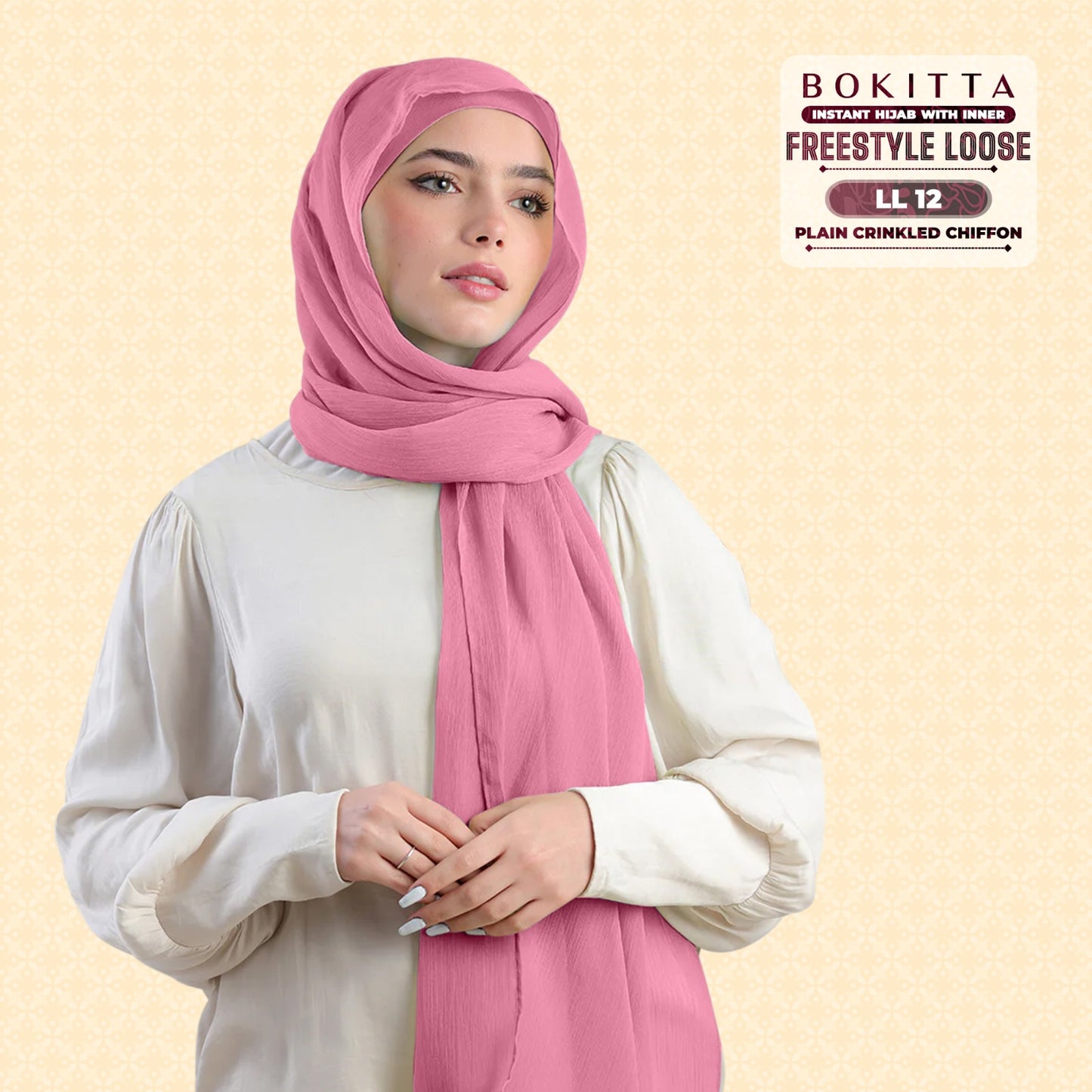 Bokitta Inspired Plain Collection In Rose Dust - Free Box