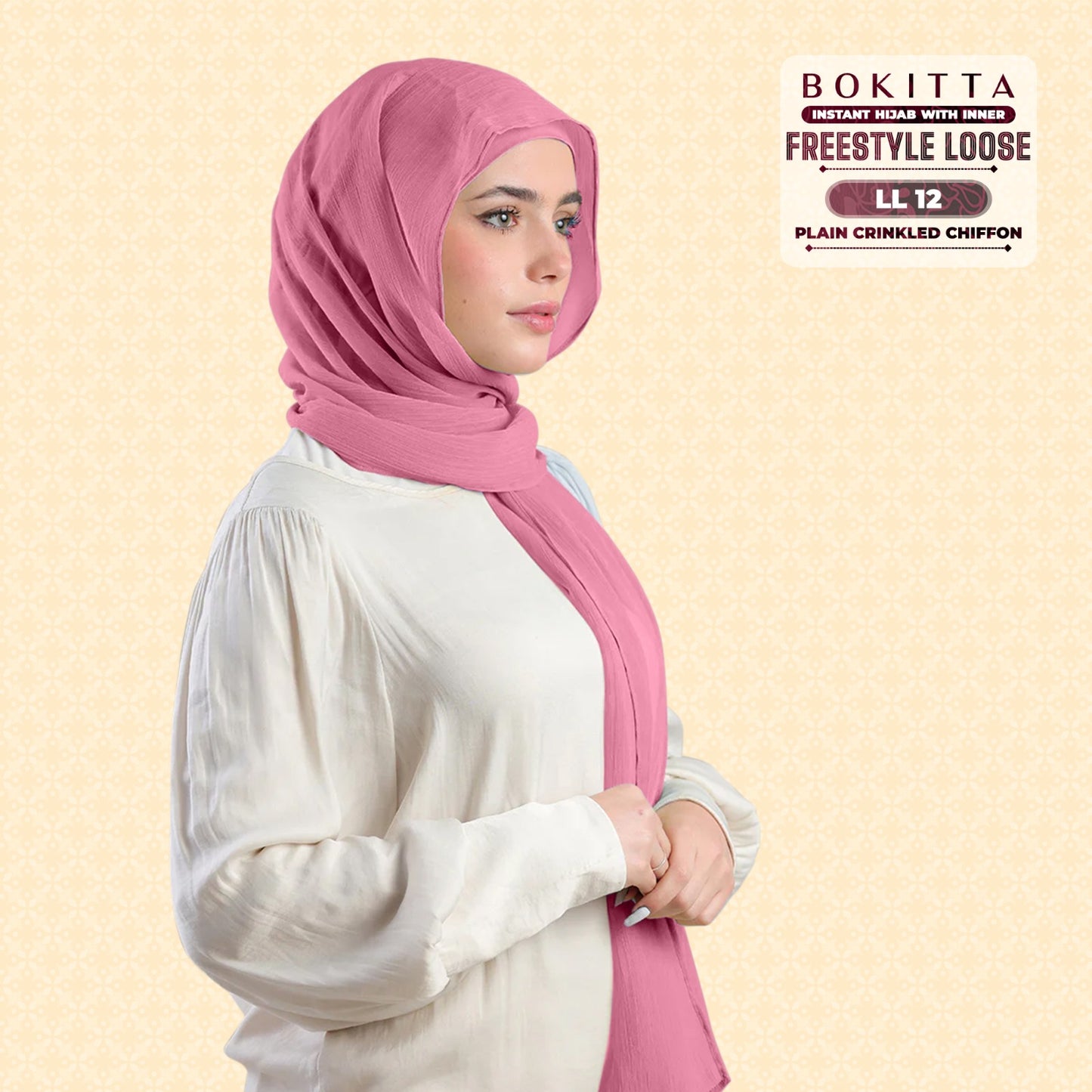 Bokitta Inspired Plain Collection In Rose Dust - Free Box