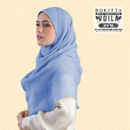 Bokitta Inspired Plain Collection In Baby Blue - Free Box