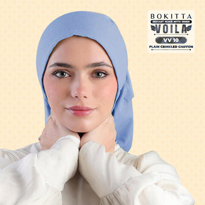 Bokitta Inspired Plain Collection In Baby Blue - Free Box