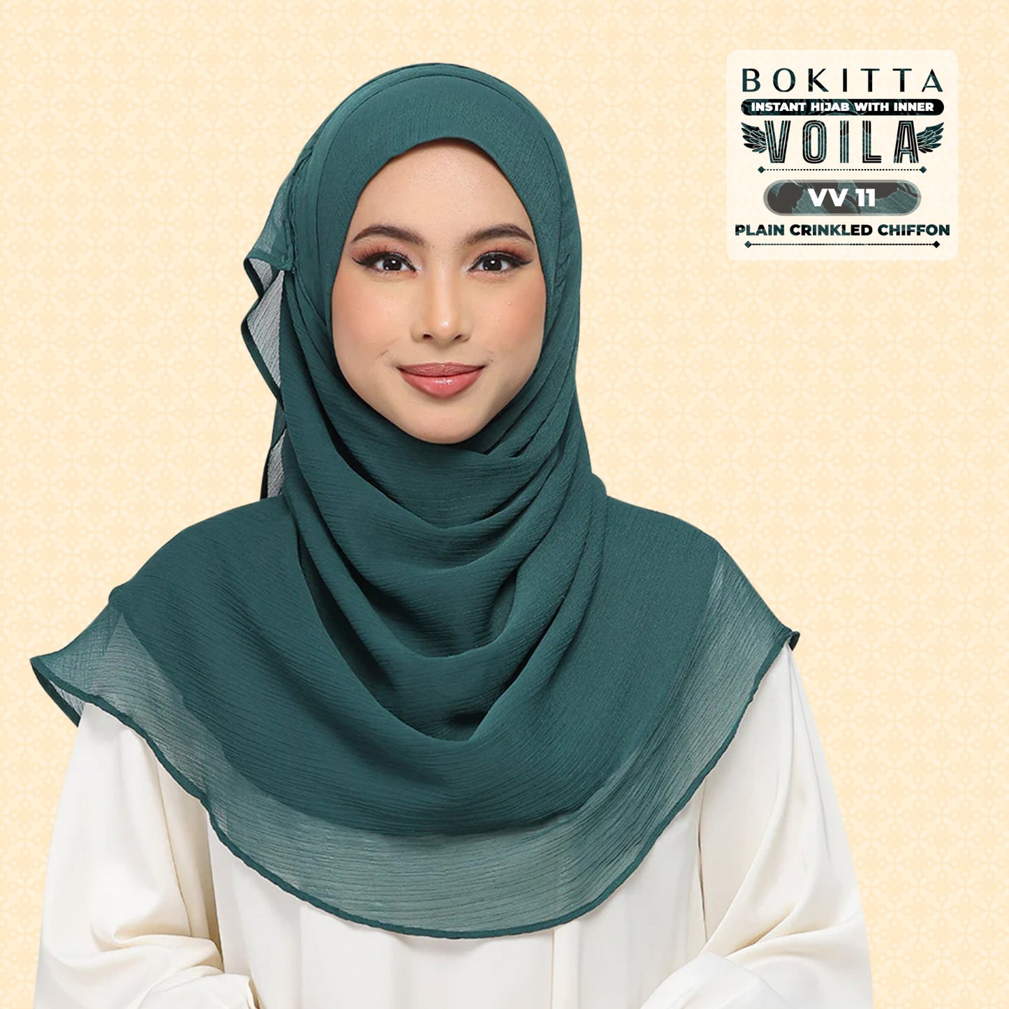 Bokitta Inspired Plain Collection In Forest Green - Free Box