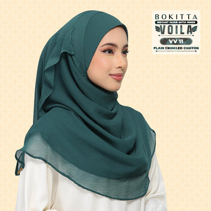 Bokitta Inspired Plain Collection In Forest Green - Free Box