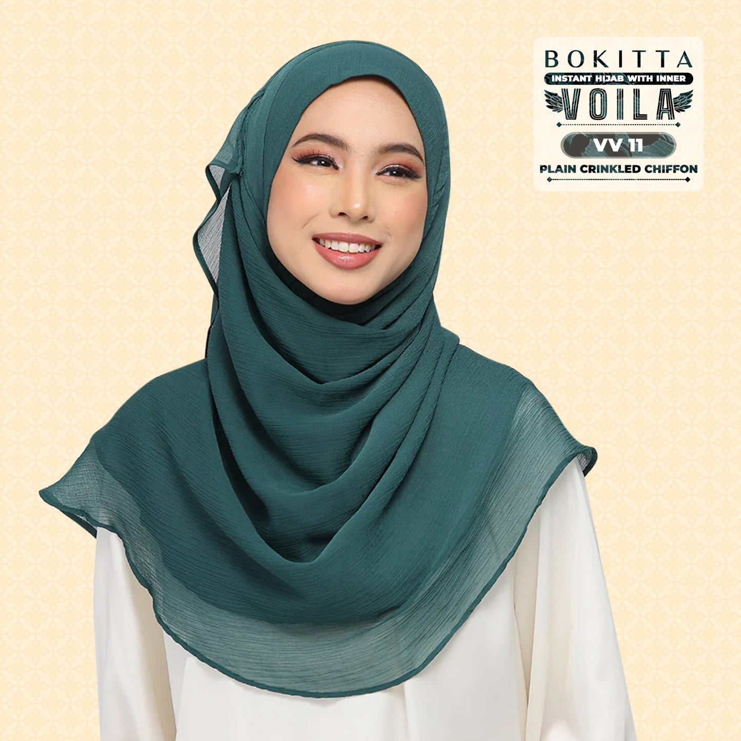Bokitta Inspired Plain Collection In Forest Green - Free Box