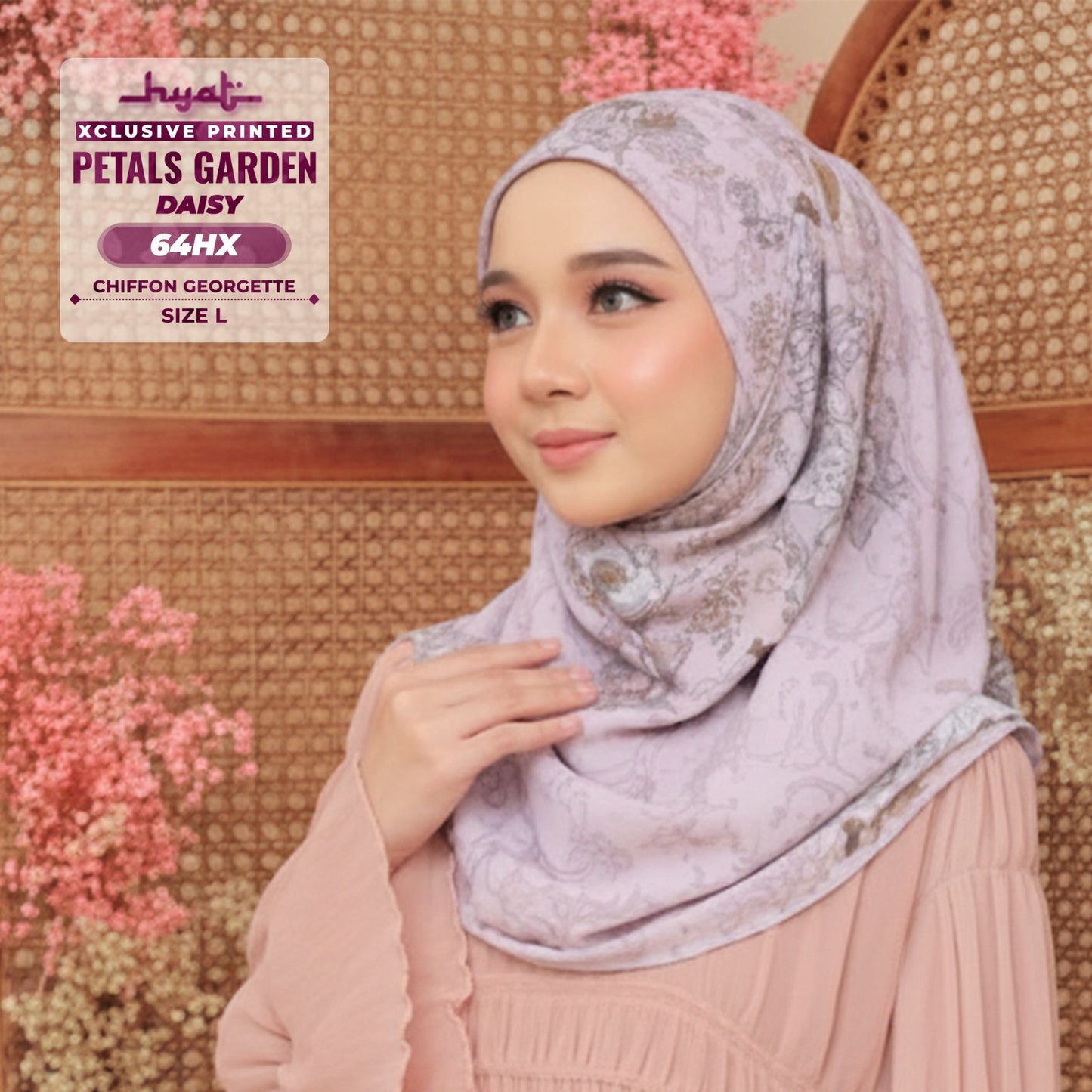 Hyat Inspired Instant Printed Daisy Collection (64HM-64HX-64HU)