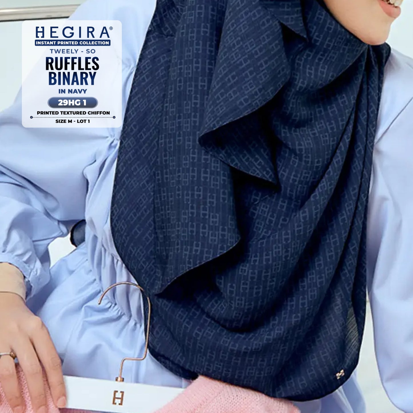 Hegira Hijab Inspired TWEELY-SO RUFFLES BINARY Collection