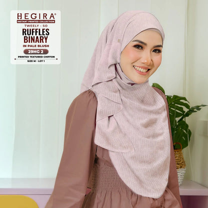 Hegira Hijab Inspired TWEELY-SO RUFFLES BINARY Collection