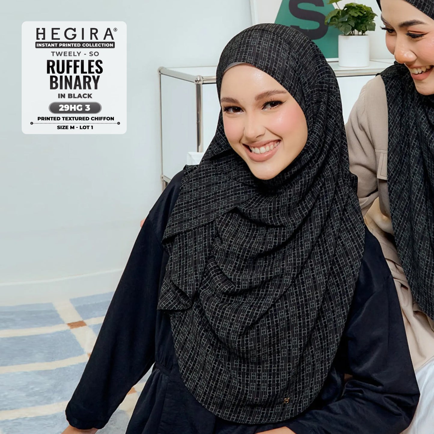 Hegira Hijab Inspired TWEELY-SO RUFFLES BINARY Collection
