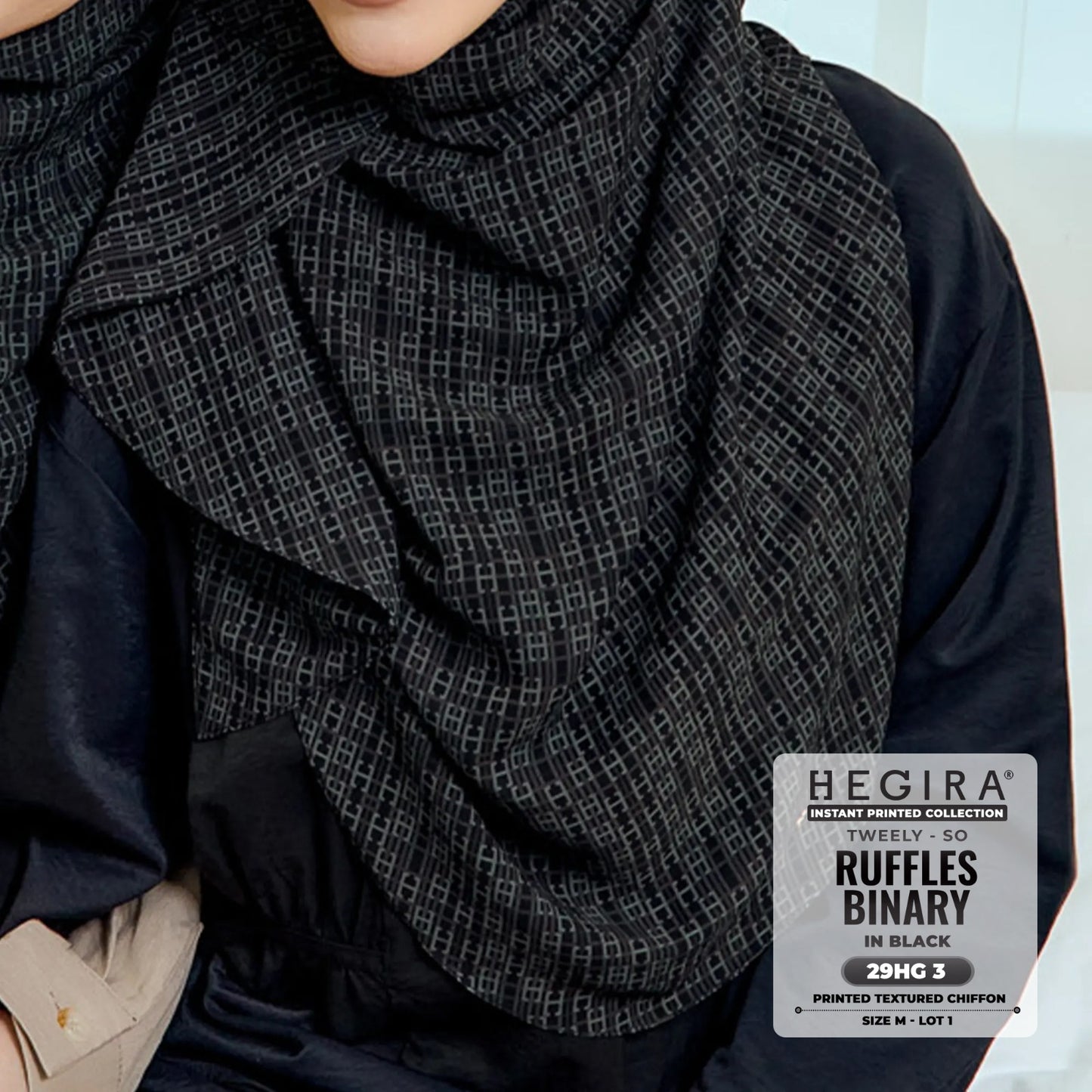 Hegira Hijab Inspired TWEELY-SO RUFFLES BINARY Collection