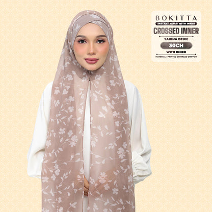 Bokitta Inspired Sakina Beige Collecion (30BB) - Free Box