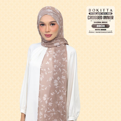 Bokitta Inspired Sakina Beige Collecion (30BB) - Free Box