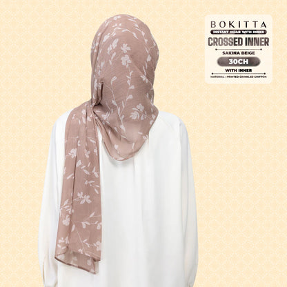 Bokitta Inspired Sakina Beige Collecion (30BB) - Free Box