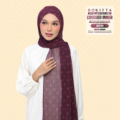 Bokitta Inspired Sparkle Burgundi Collecion (31BB) - Free Box