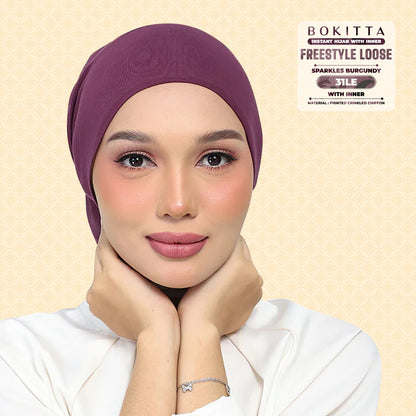 Bokitta Inspired Sparkle Burgundi Collecion (31BB) - Free Box