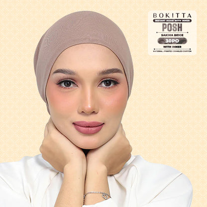 Bokitta Inspired Sakina Beige Collecion (30BB) - Free Box