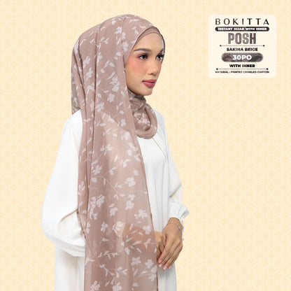 Bokitta Inspired Sakina Beige Collecion (30BB) - Free Box