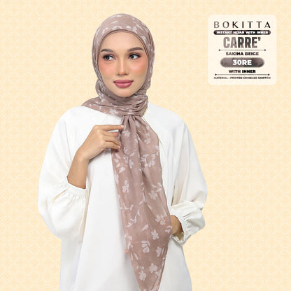 Bokitta Inspired Sakina Beige Collecion (30BB) - Free Box