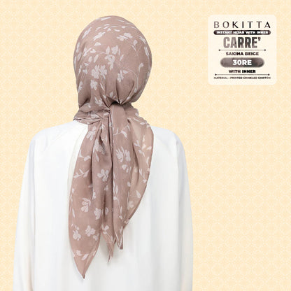 Bokitta Inspired Sakina Beige Collecion (30BB) - Free Box
