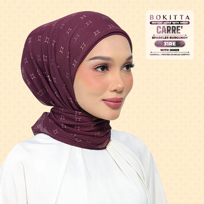 Bokitta Inspired Sparkle Burgundi Collecion (31BB) - Free Box