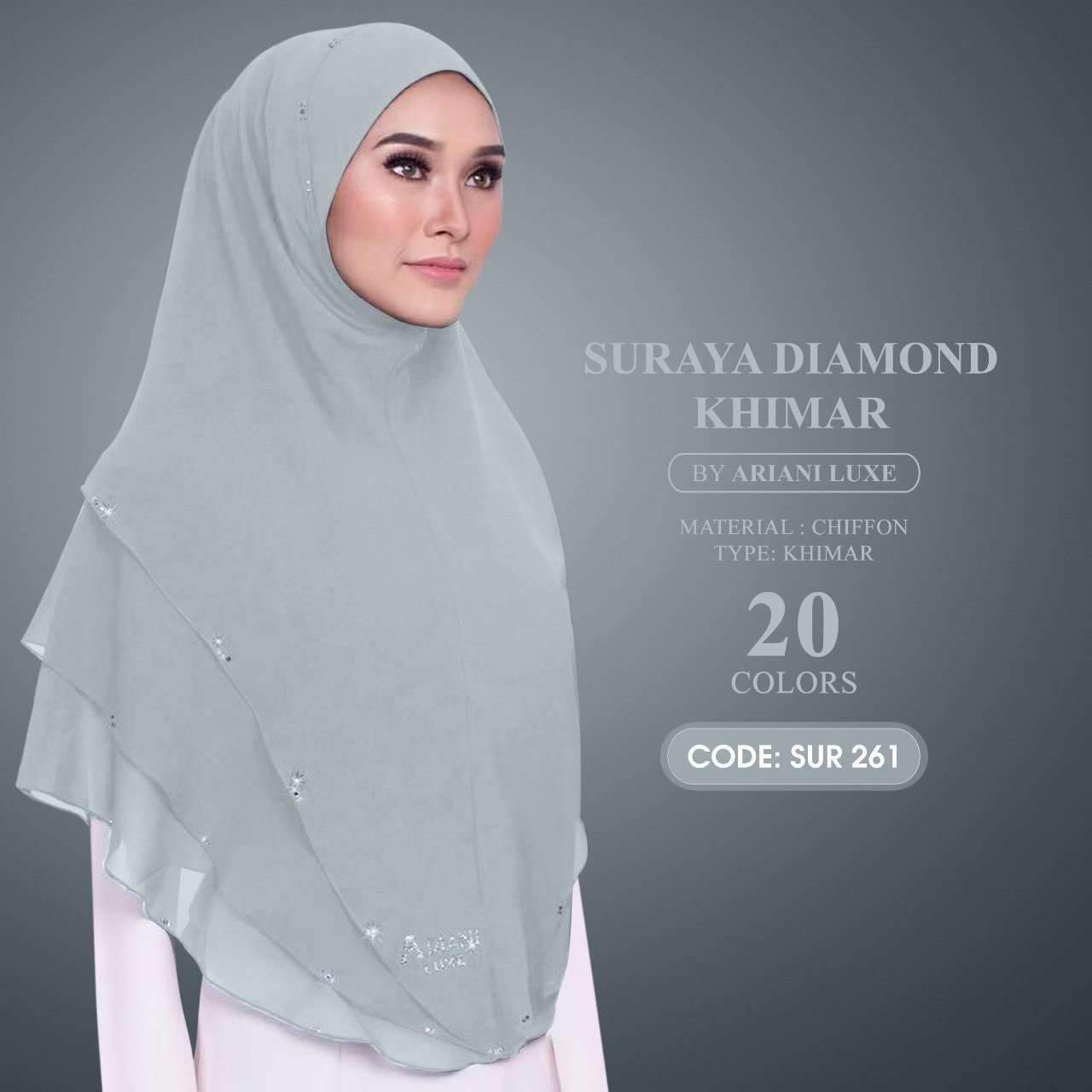 Ariani Khimar Luxe Suraya Diamond Collection