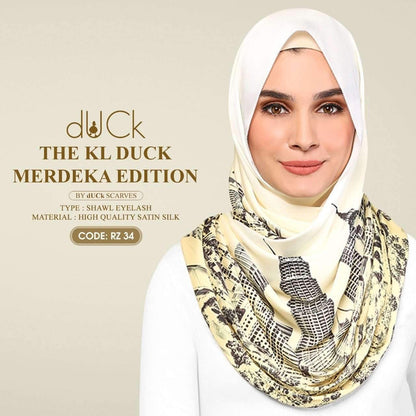 dUCk Inspired The KLCC Merdeka Edition Eyelash Shawl Collection (RZ34-36)