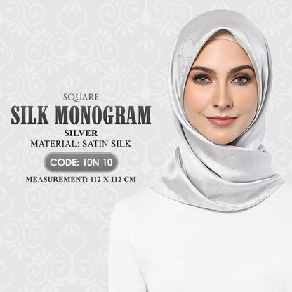 dUCk Silk Monogram Square Collection RM14