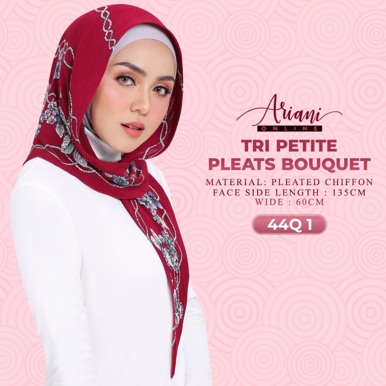 Ariani Tri Petite Pleats Bouquet SQ Collection