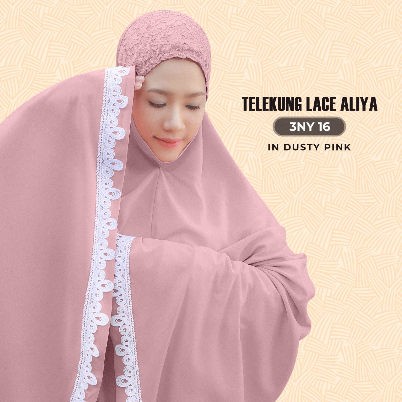 SRHJ Telekung Lace Aliya Collection (3NY)