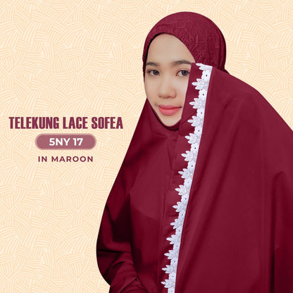 SARONY Telekung Lace Sofea Collection