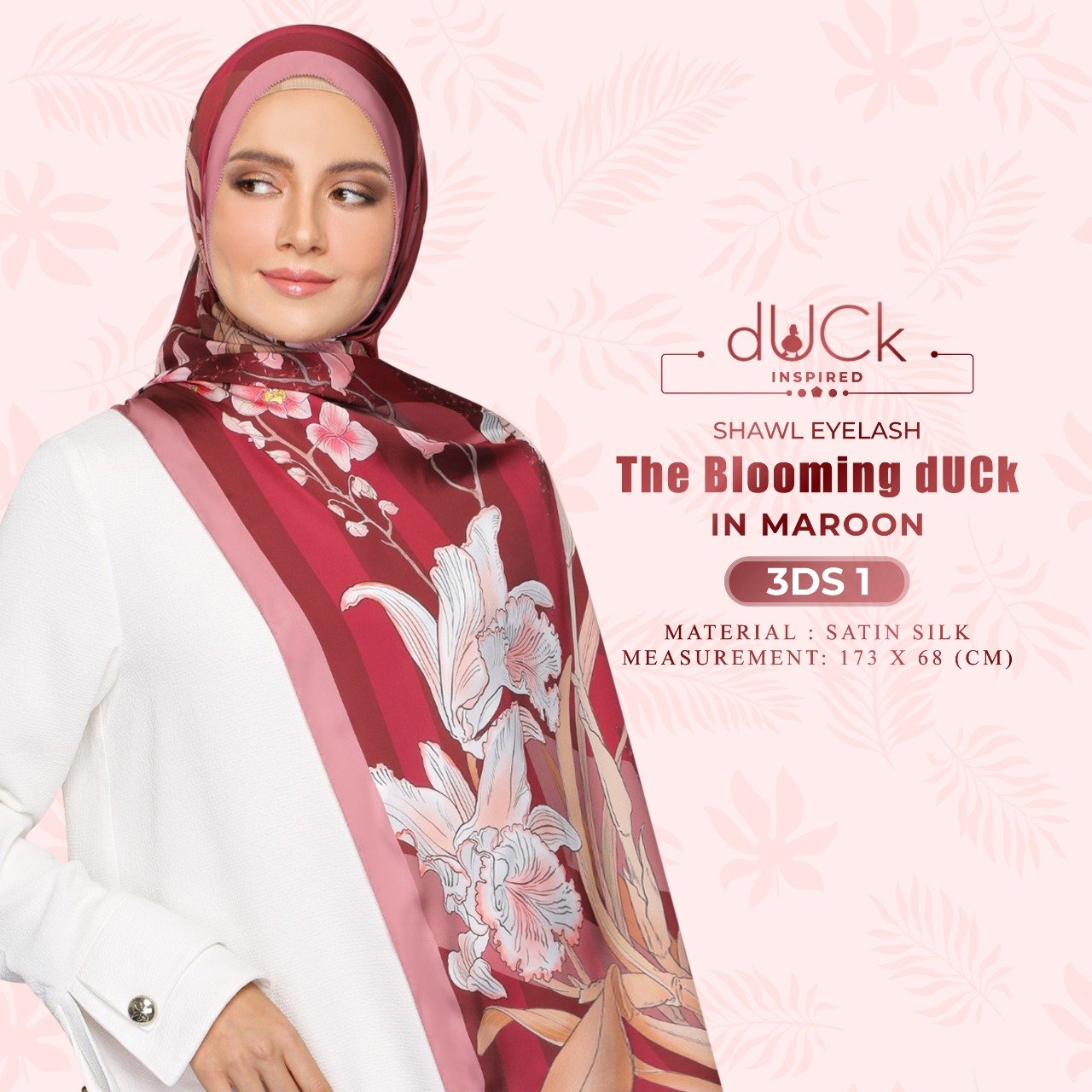 The Blooming dUCk - Orchid Shawl Eyelash Collection
