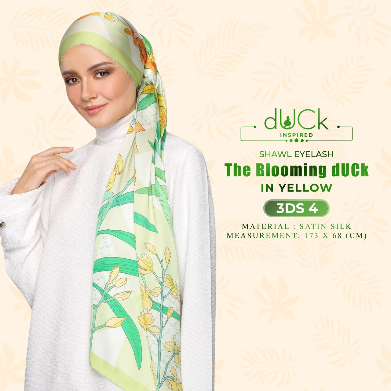 The Blooming dUCk - Orchid Shawl Eyelash Collection