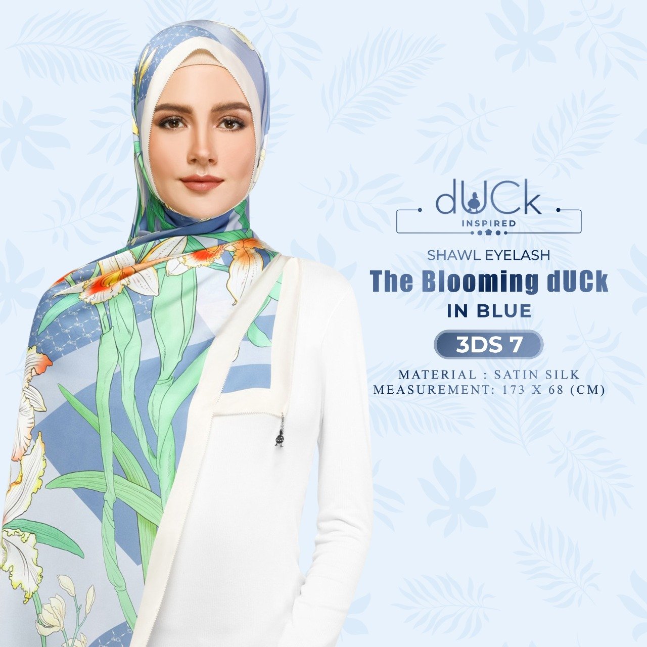 The Blooming dUCk - Orchid Shawl Eyelash Collection