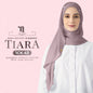 Naelofar Hijab Inispired Semi-Instant Diamond Tiara Plain Collection (1CK)