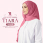 Naelofar Hijab Inispired Semi-Instant Diamond Tiara Plain Collection (1CK)