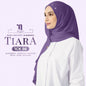 Naelofar Hijab Inispired Semi-Instant Diamond Tiara Plain Collection (1CK)