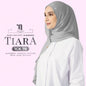 Naelofar Hijab Inispired Semi-Instant Diamond Tiara Plain Collection (1CK)